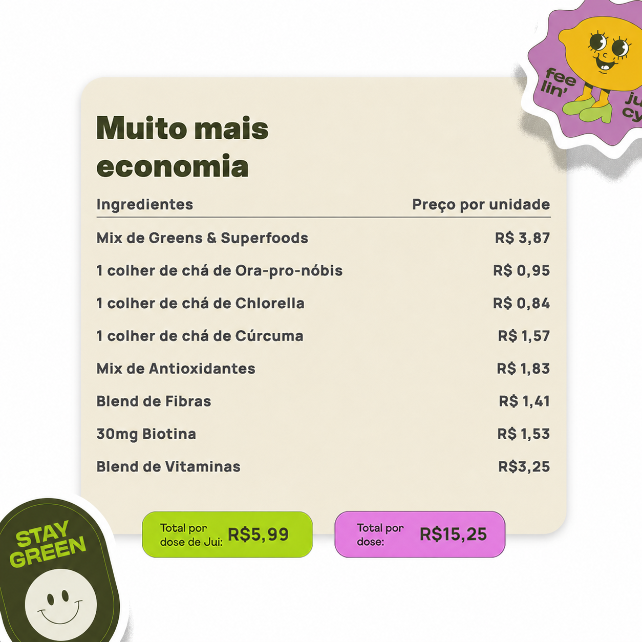 Verdi - Suco Verde Funcional em Pó